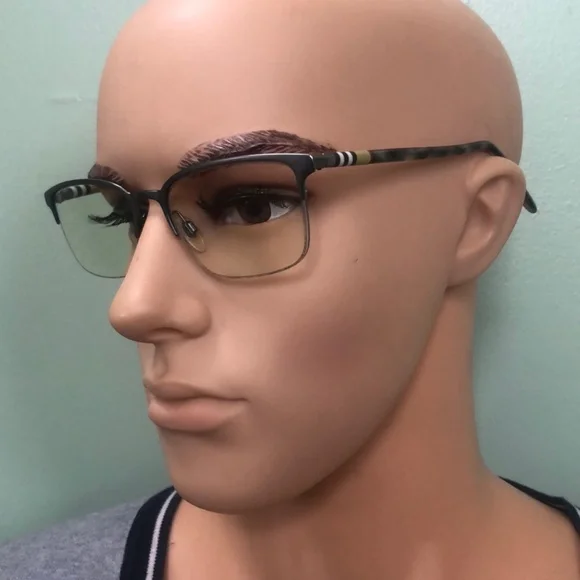 Burberry Matte Gunmetal Rx Eyeglasses COA54 18 145